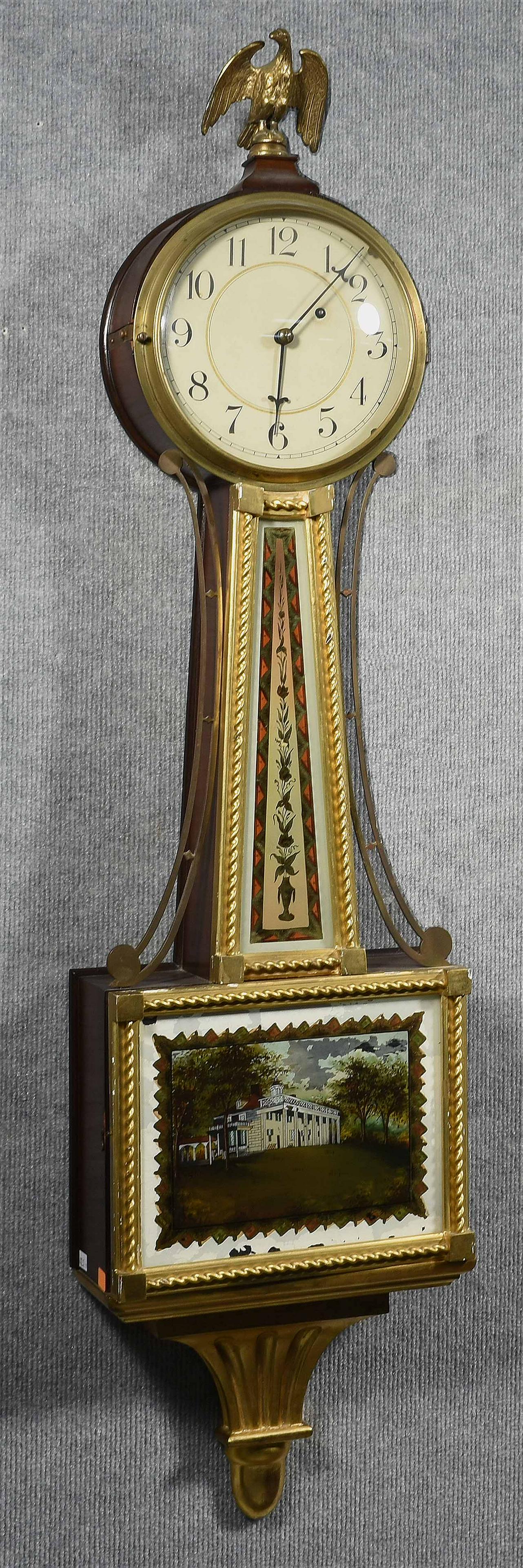 Banjo wall clock Killam Co Pawtucket RI (1 of 8)