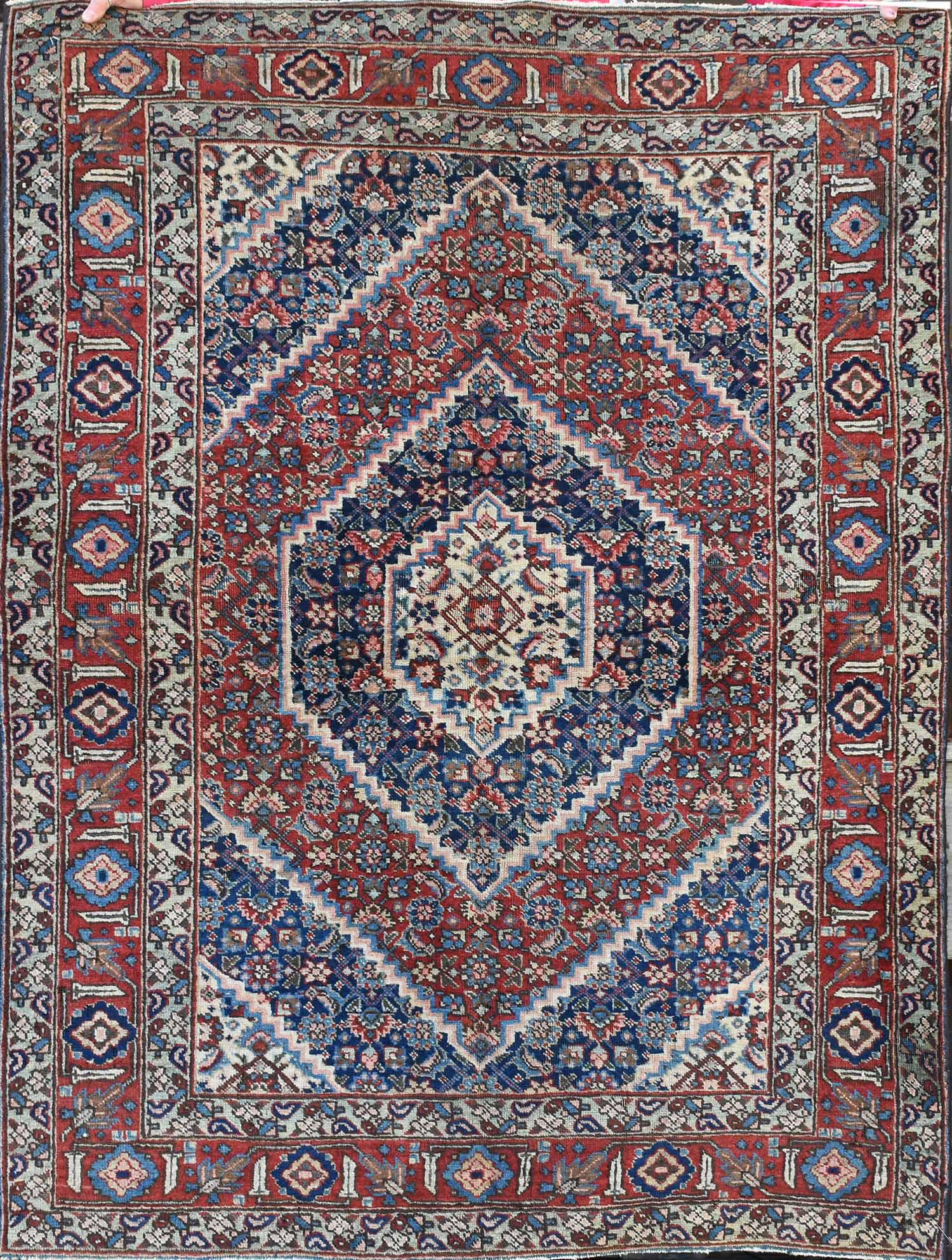 Old Oriental scatter rug (1 of 4)