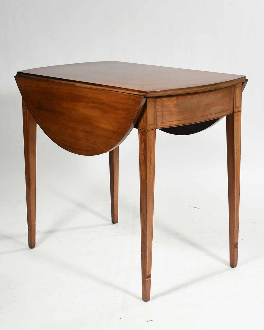 Federal inlaid Pembroke table ca. 1800 (1 of 7)