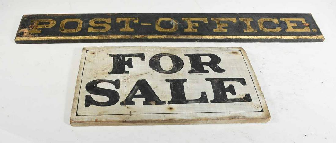 2 antique signs (1 of 6)