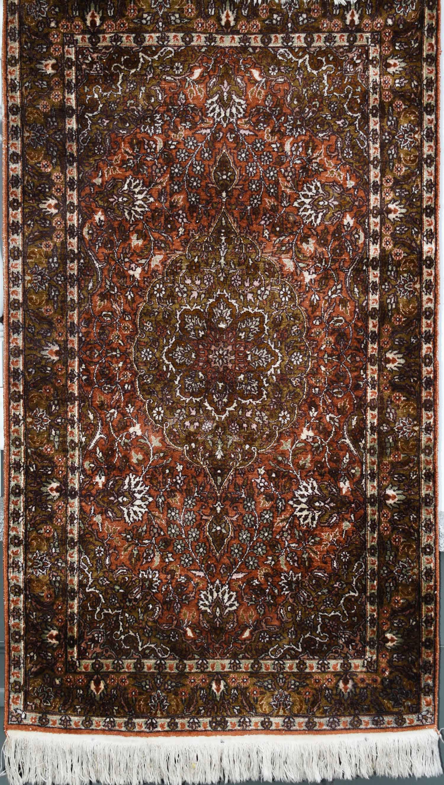 Oriental silk rug (1 of 3)