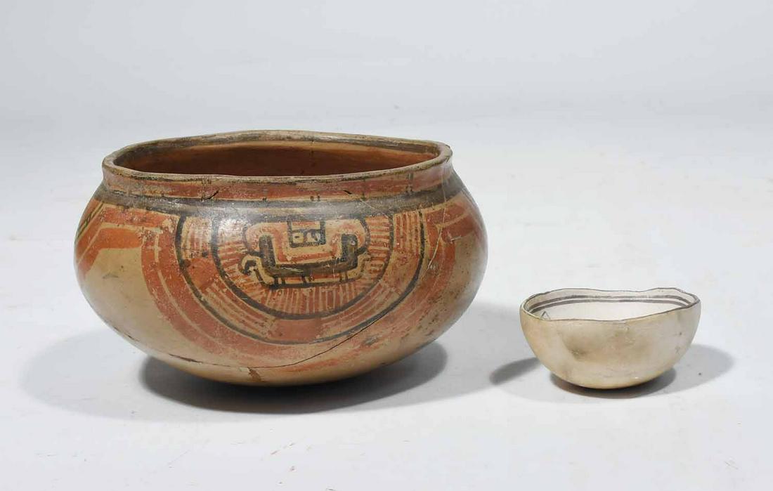 COSTA RICA LARGE EARTHENWARE BOWL TOGETHER WITH (1 of 10)