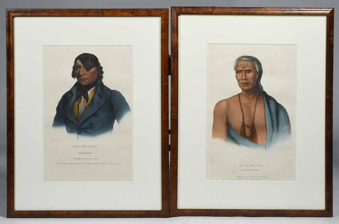 TWO MCKENNEY & HALL, E.C. BIDDLE, 1836, LAP-PA-WIN-SOE (1 of 9)