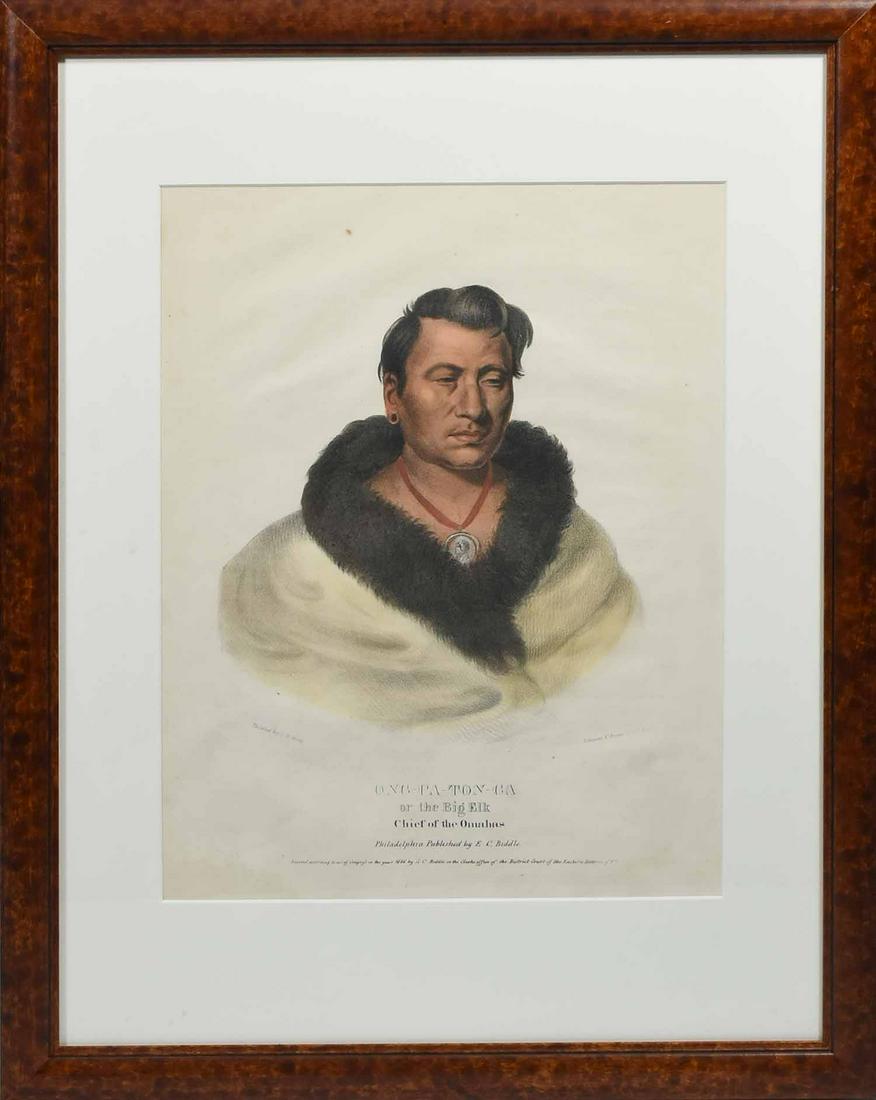 MCKENNEY & HALL, E.C. BIDDLE, 1836, ONG-PA-TON-CA / OR (1 of 5)