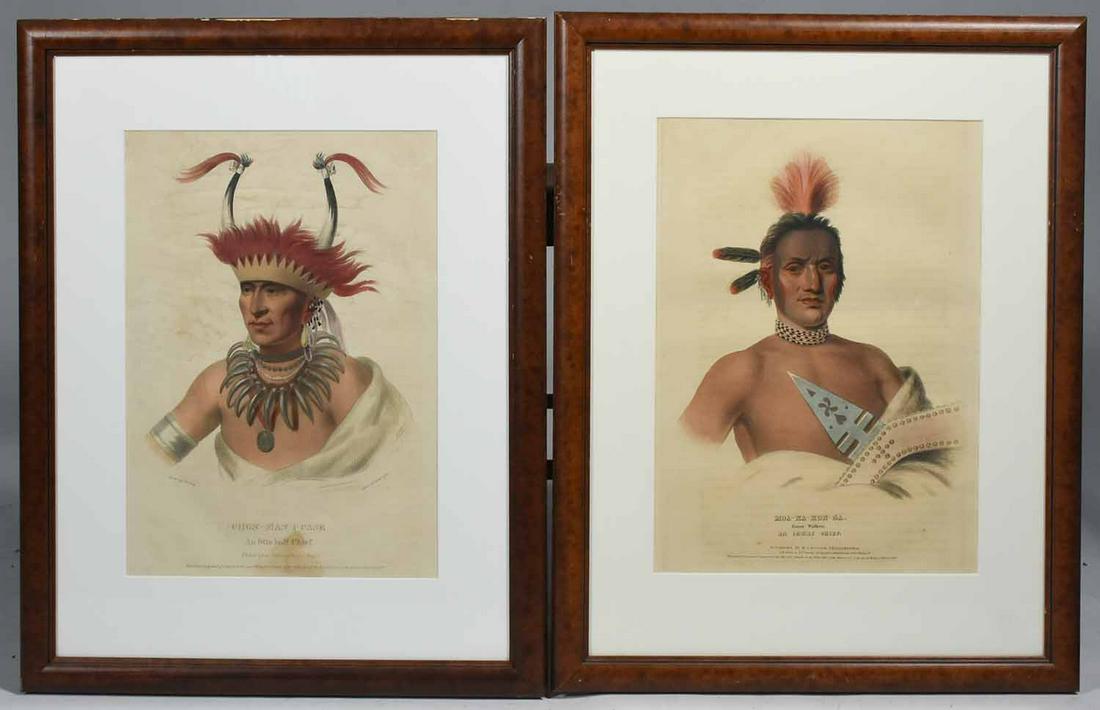 TWO MCKENNEY & HALL, E.C. BIDDLE, 1836, CHON-MAN-I-CASE (1 of 9)