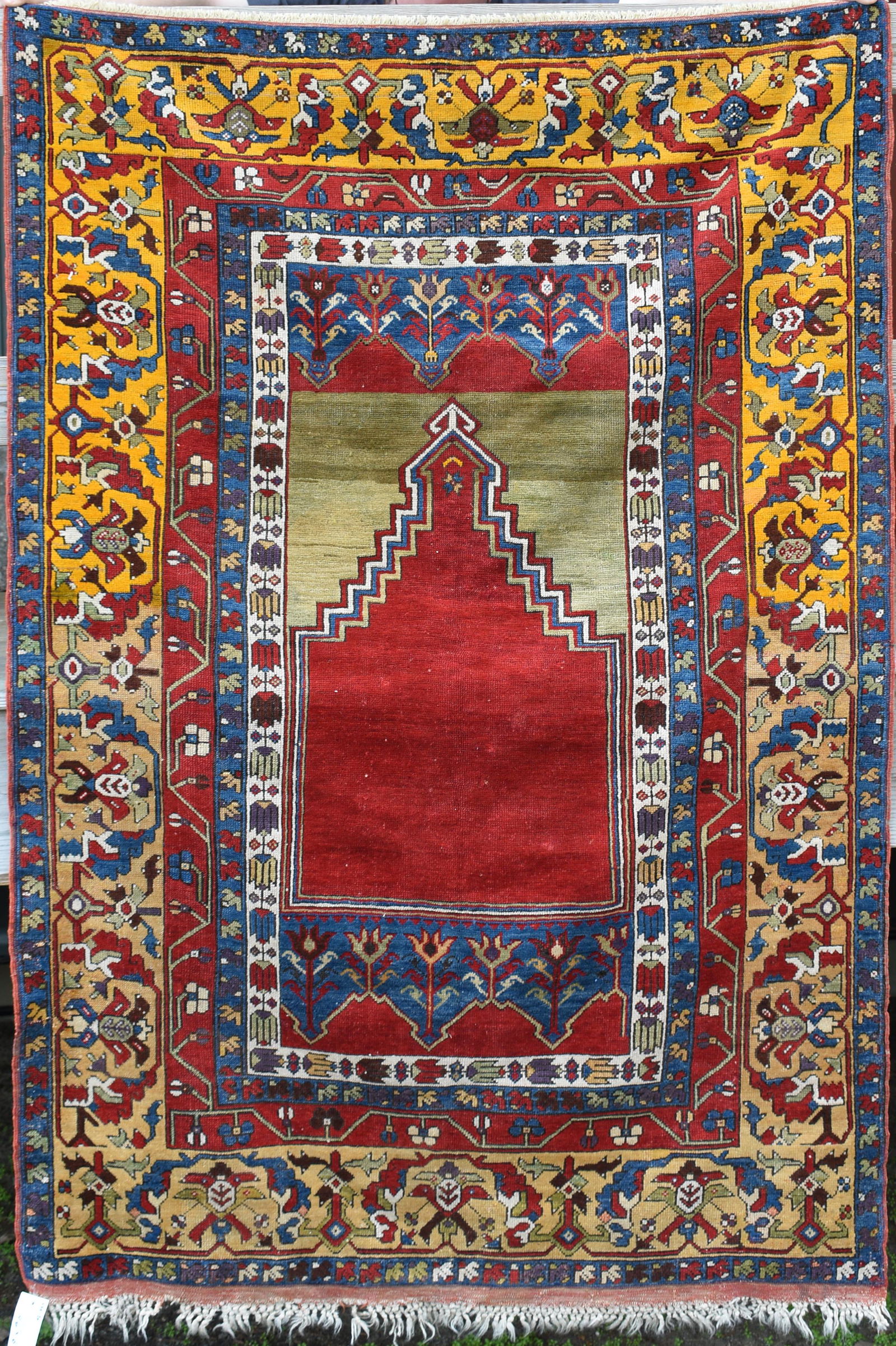 ANTIQUE TURKISH PRAYER RUG (1 of 4)