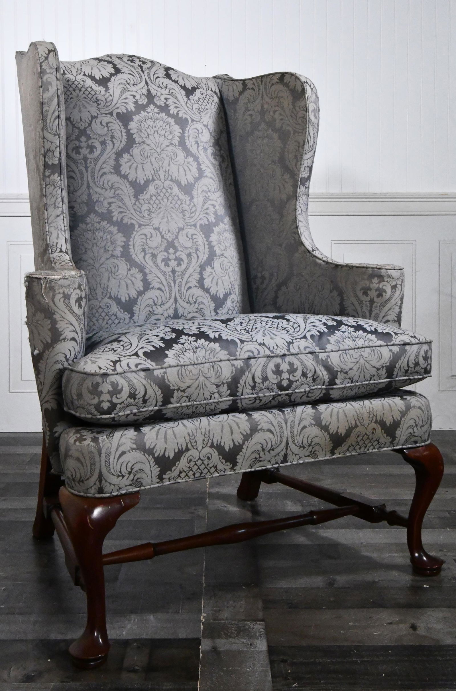 Queen Anne Style Wing Chair By Southwood
