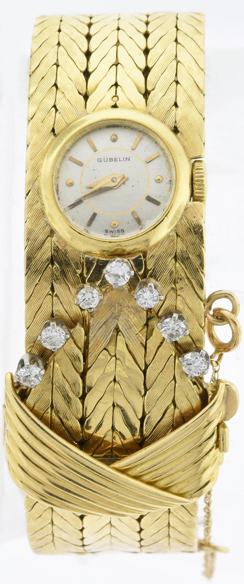 LADY'S GUBELIN 18KT YELLOW GOLD WRIST WATCH WITH (1 of 3)