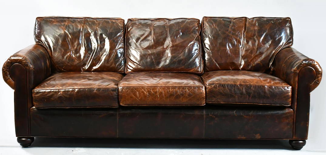 RESTORATION HARDWARE LEATHER SOFA. Nov 20, 2021 William Smith