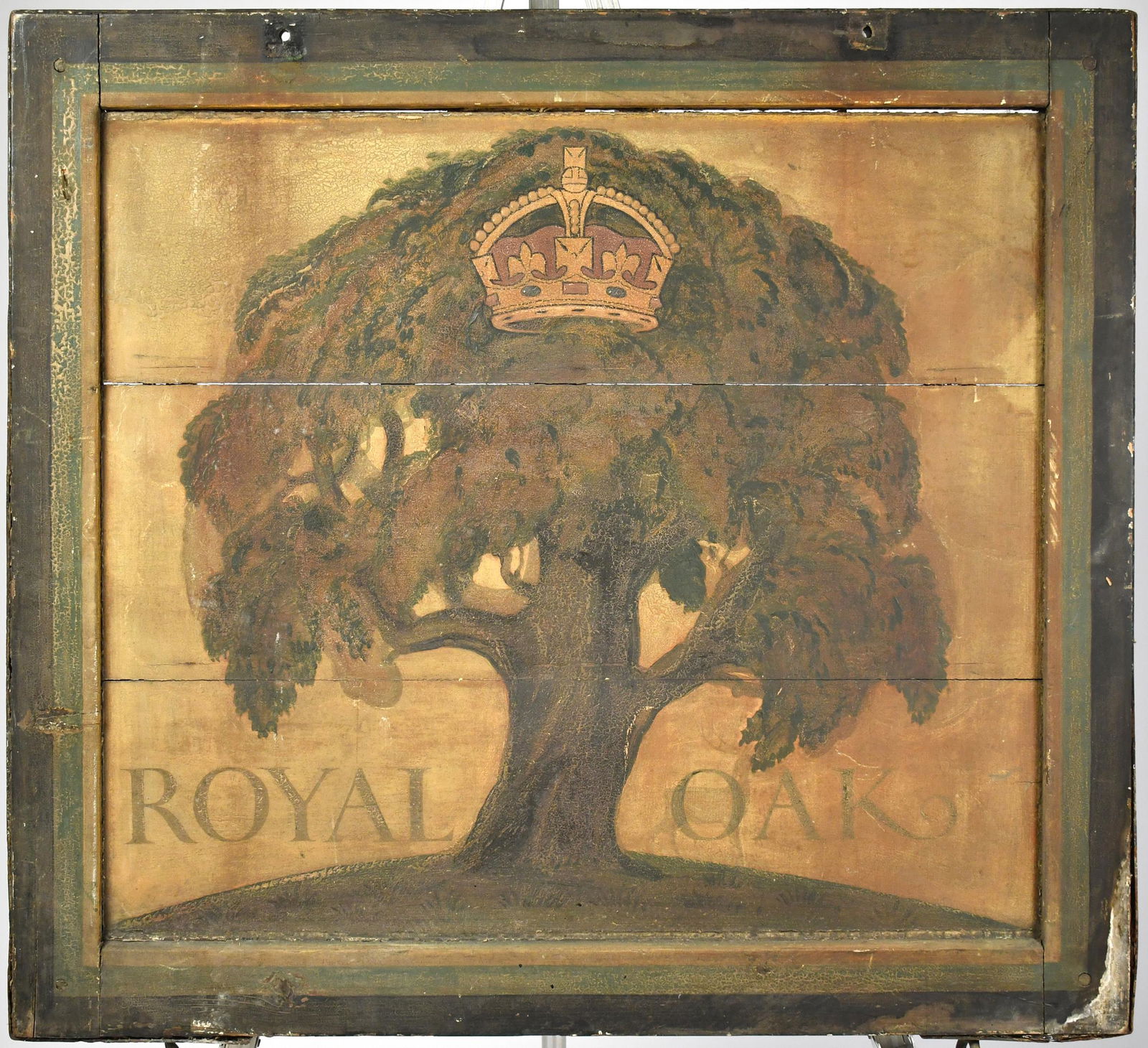 19TH C. ROYAL OAK TAVERN SIGN. (1 of 9)