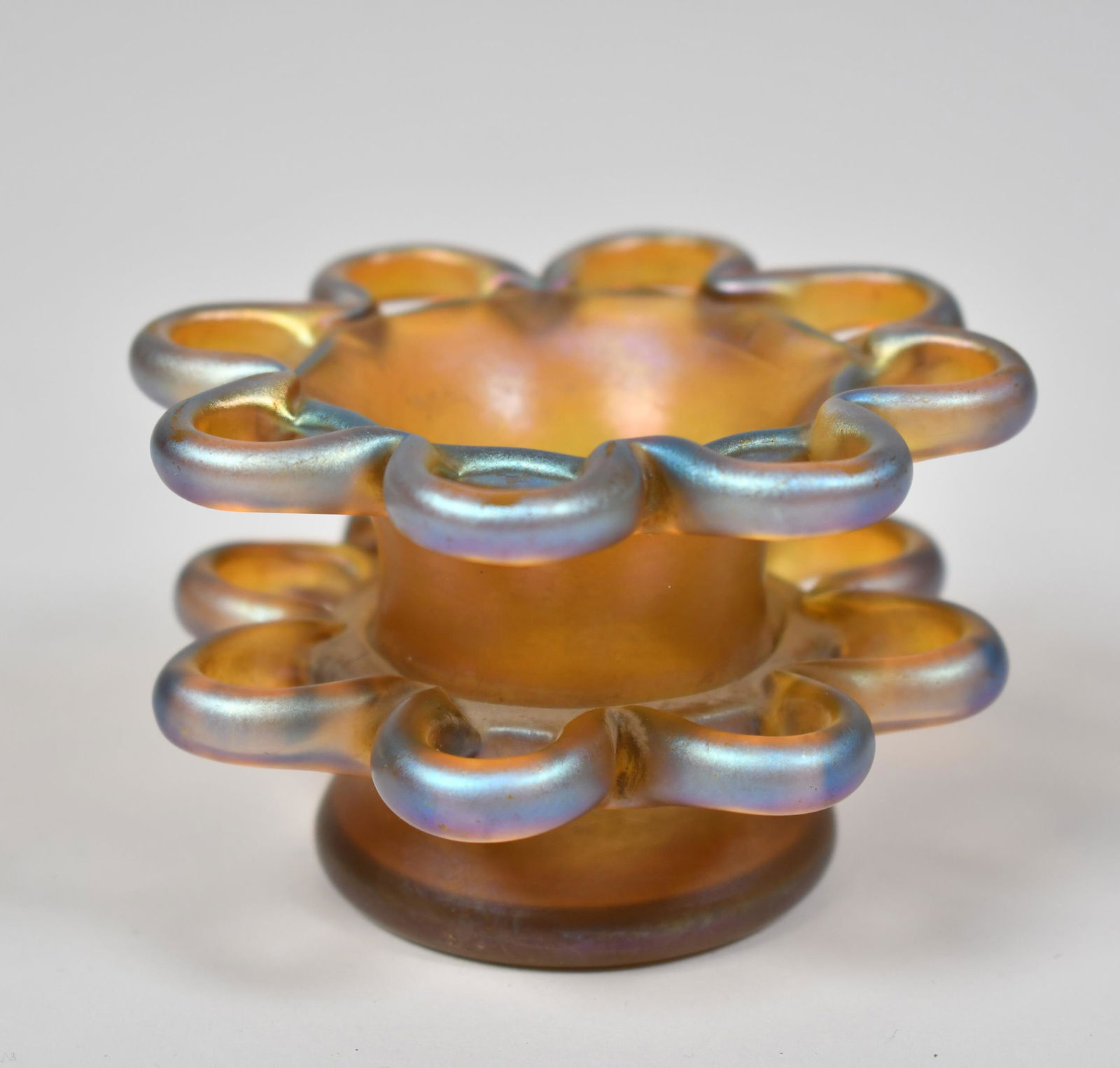 SIGNED L. C. TIFFANY & CO. INC. FLOWER FROG (1 of 6)