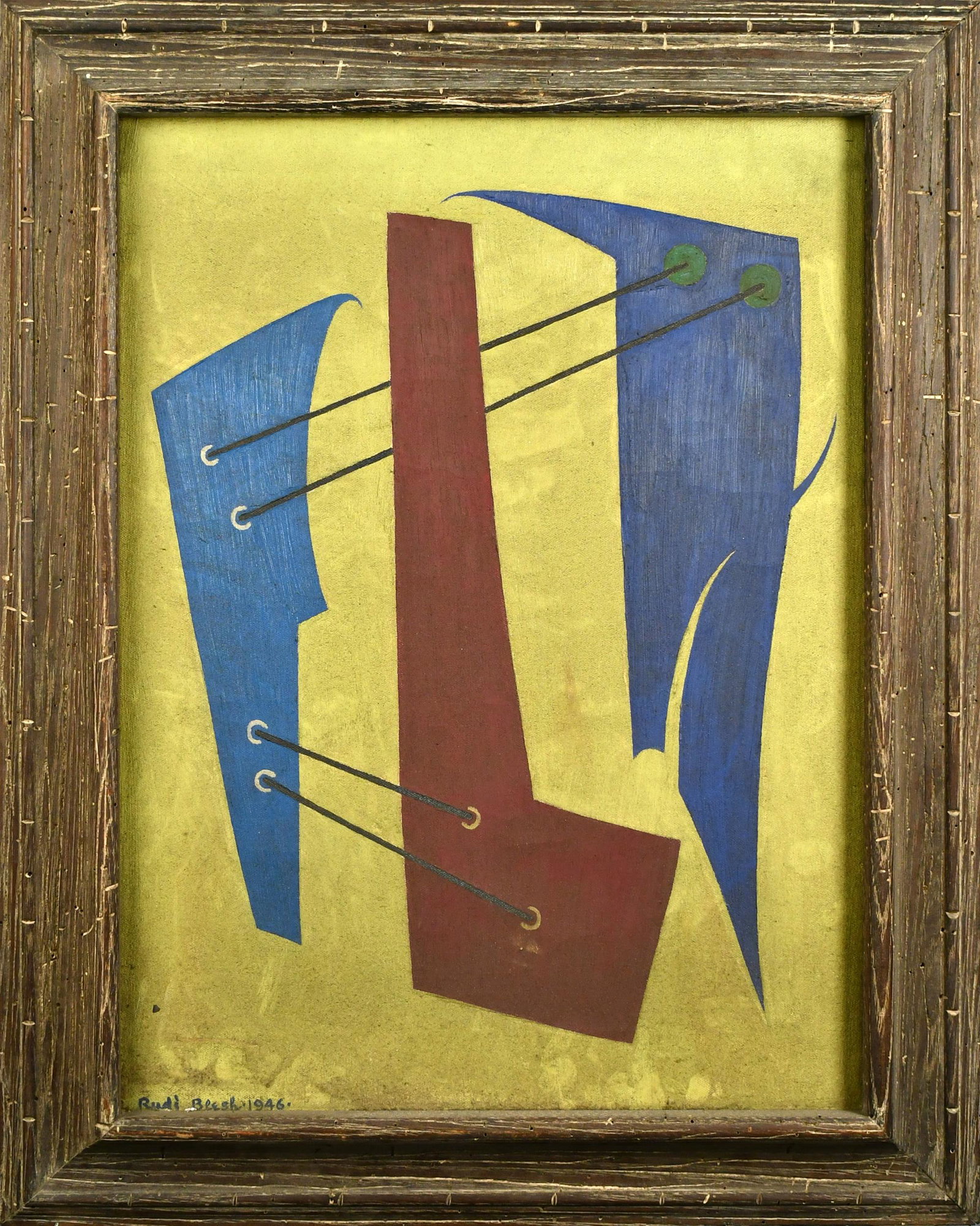 RUDI BLESH OIL ON CANVAS, 1946. (1 of 6)