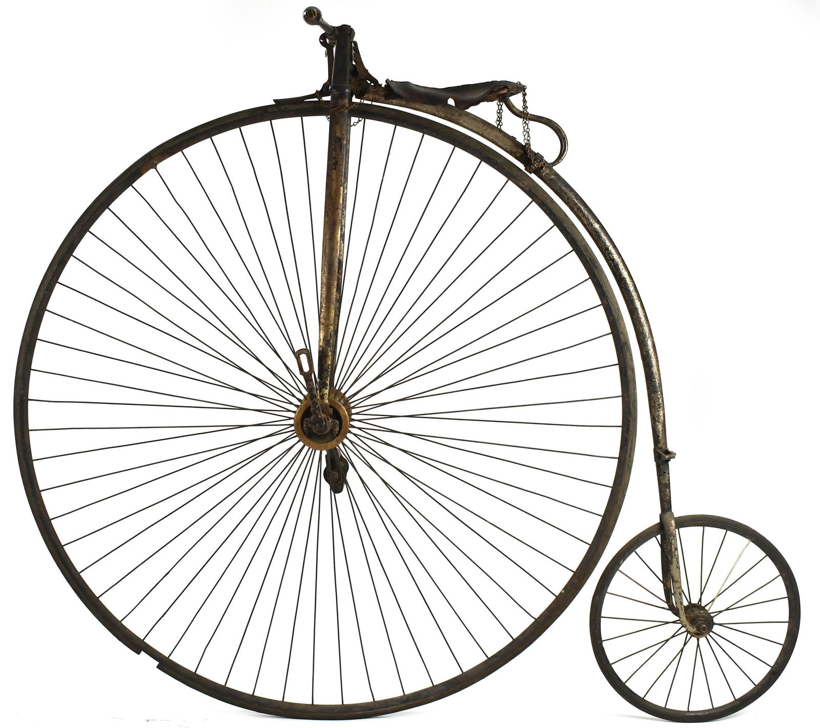 Antique ‘penny Farthing’ Big Wheel Bicycle.