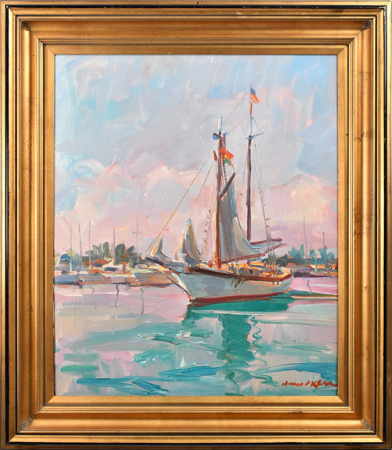 JAMES P. KERR OIL, OUT FOR A SAIL, O/C. (1 of 8)