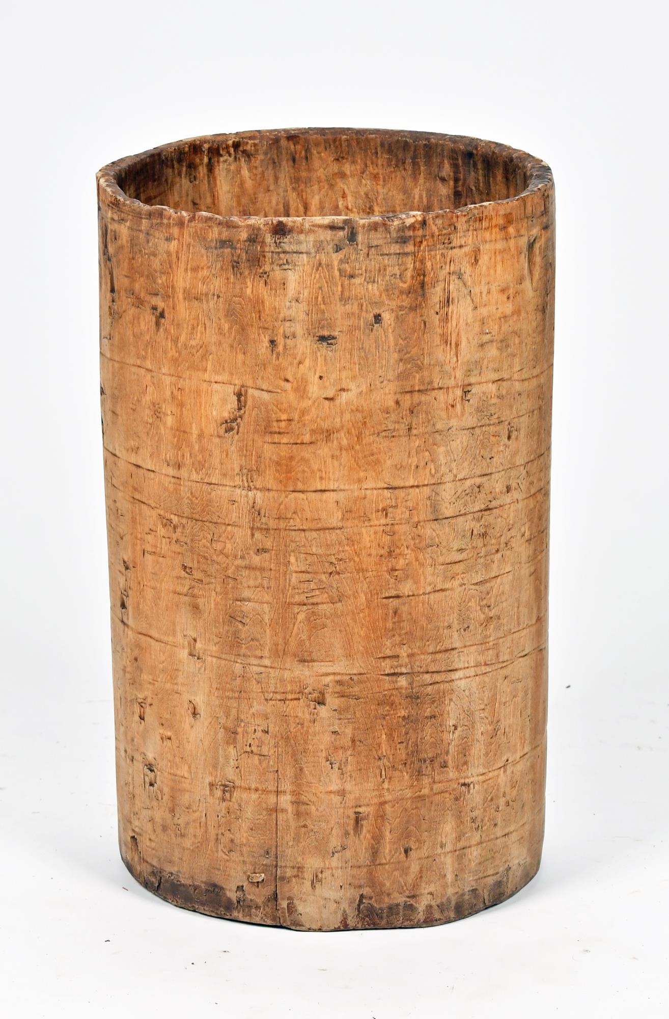 EARLY NEW ENGLAND HORNBEAM BARREL. (1 of 5)