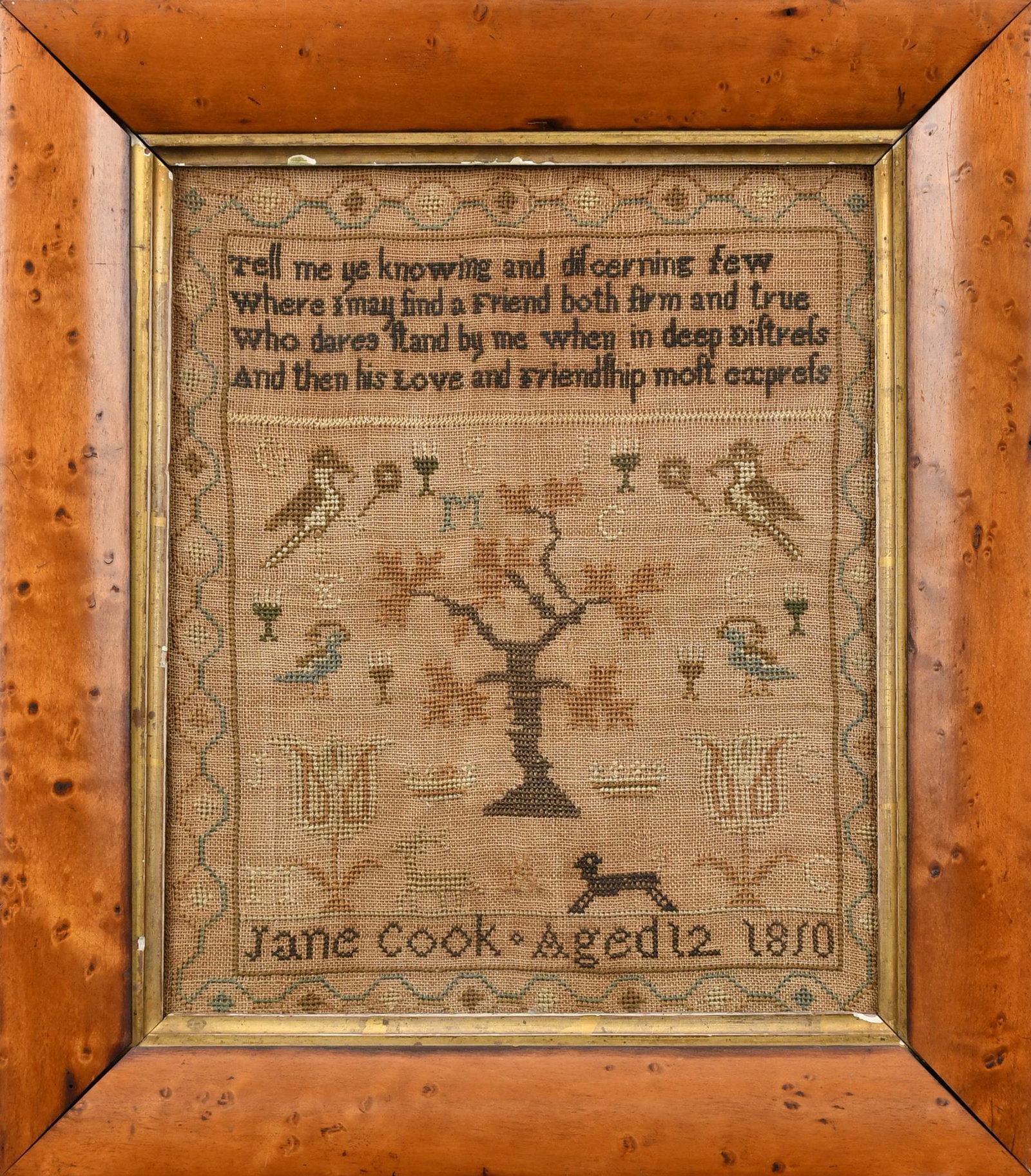 1810 NEEDLEWORK, JANE COOK. (1 of 3)