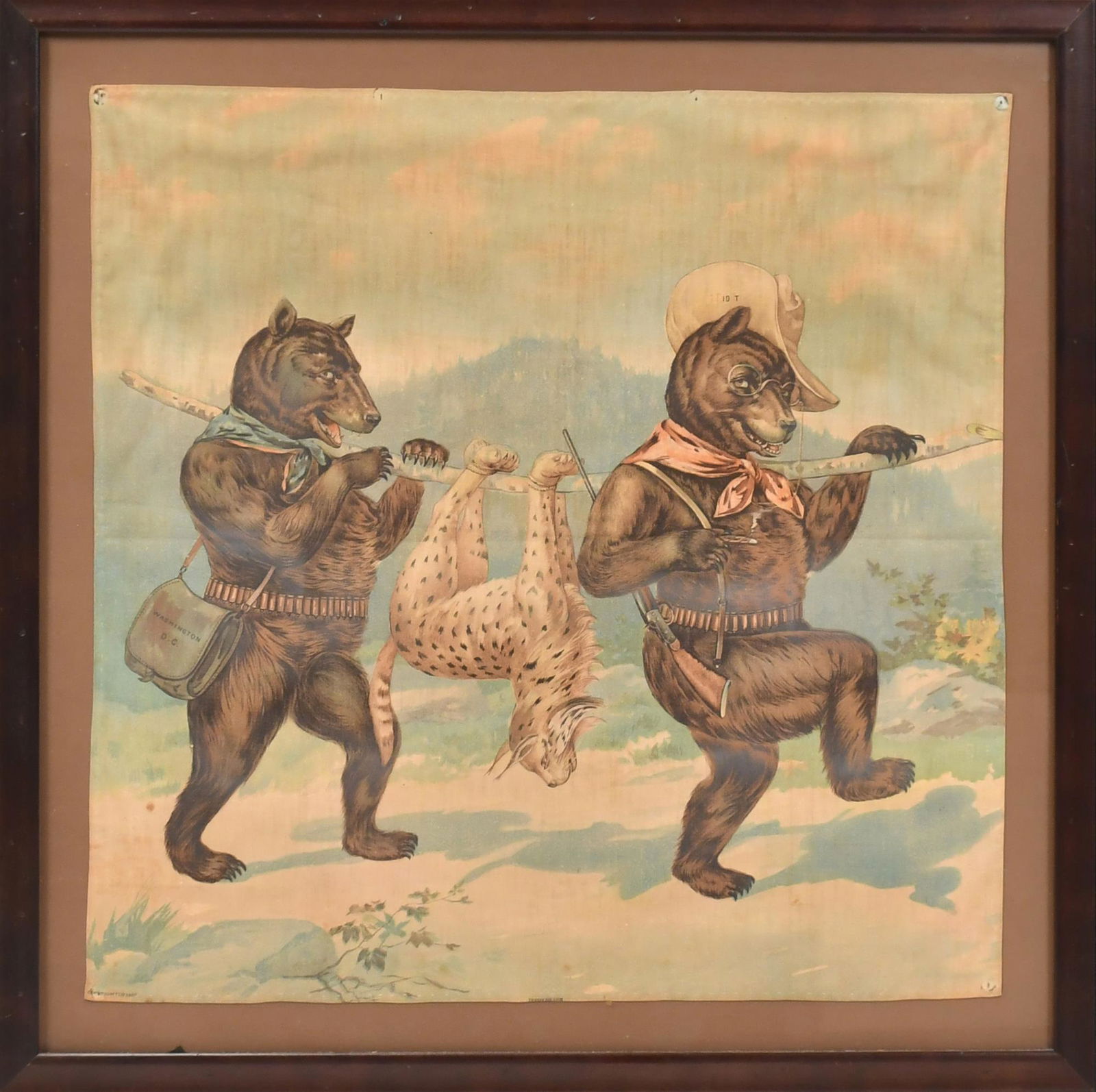 TEDDY ROOSEVELT 1907 COMMEMORATIVE BANDANA. (1 of 7)