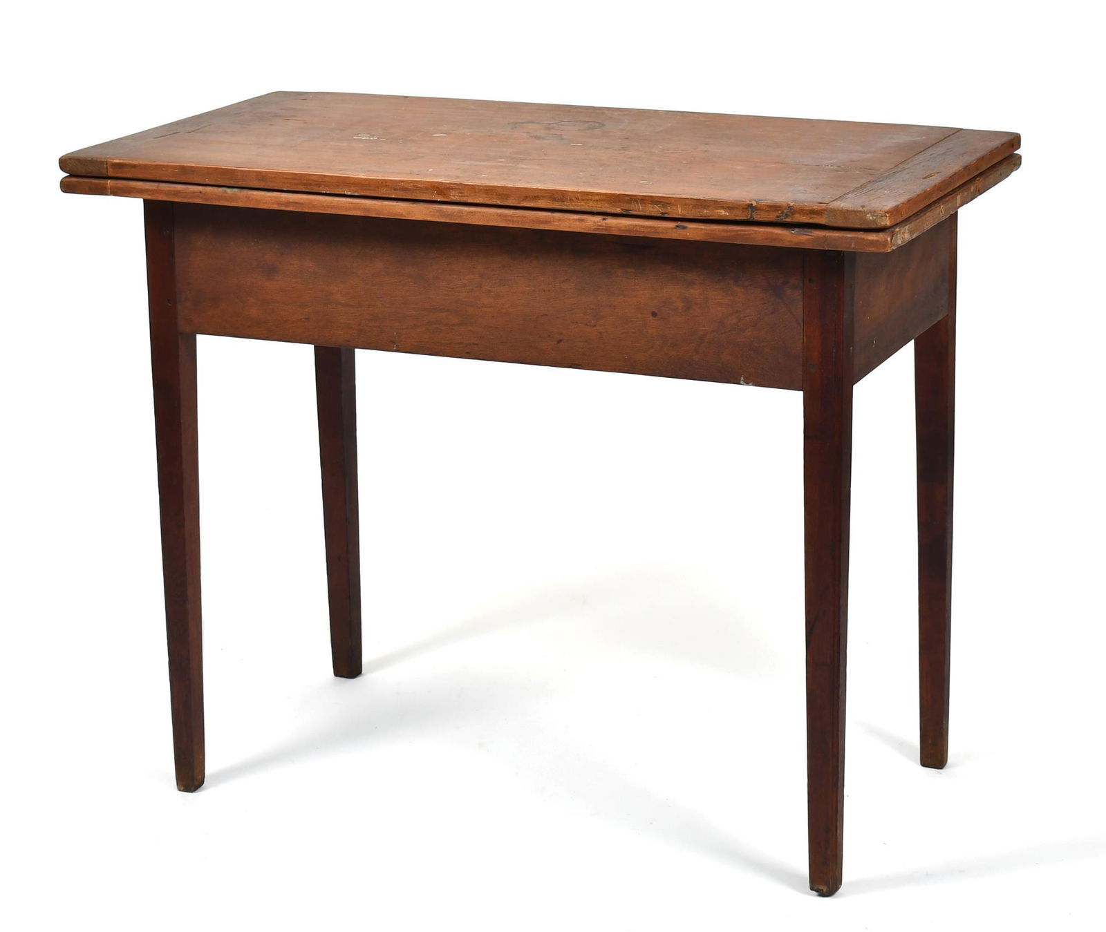 COUNTRY HEPPLEWHITE CARD TABLE. (1 of 9)