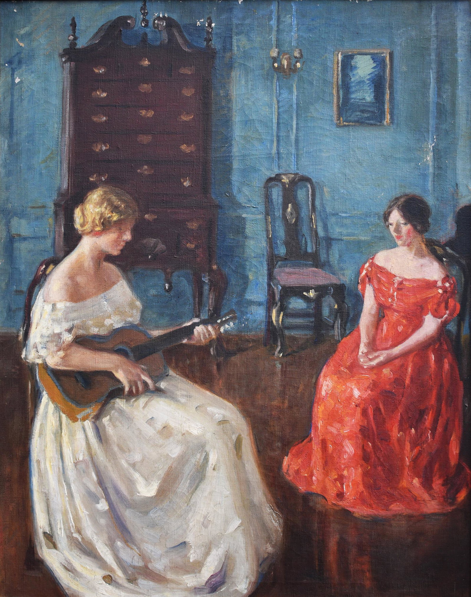 E. 20TH C. AMERICAN SCHOOL O/C, ELIZABETH CURTIS. (1 of 7)