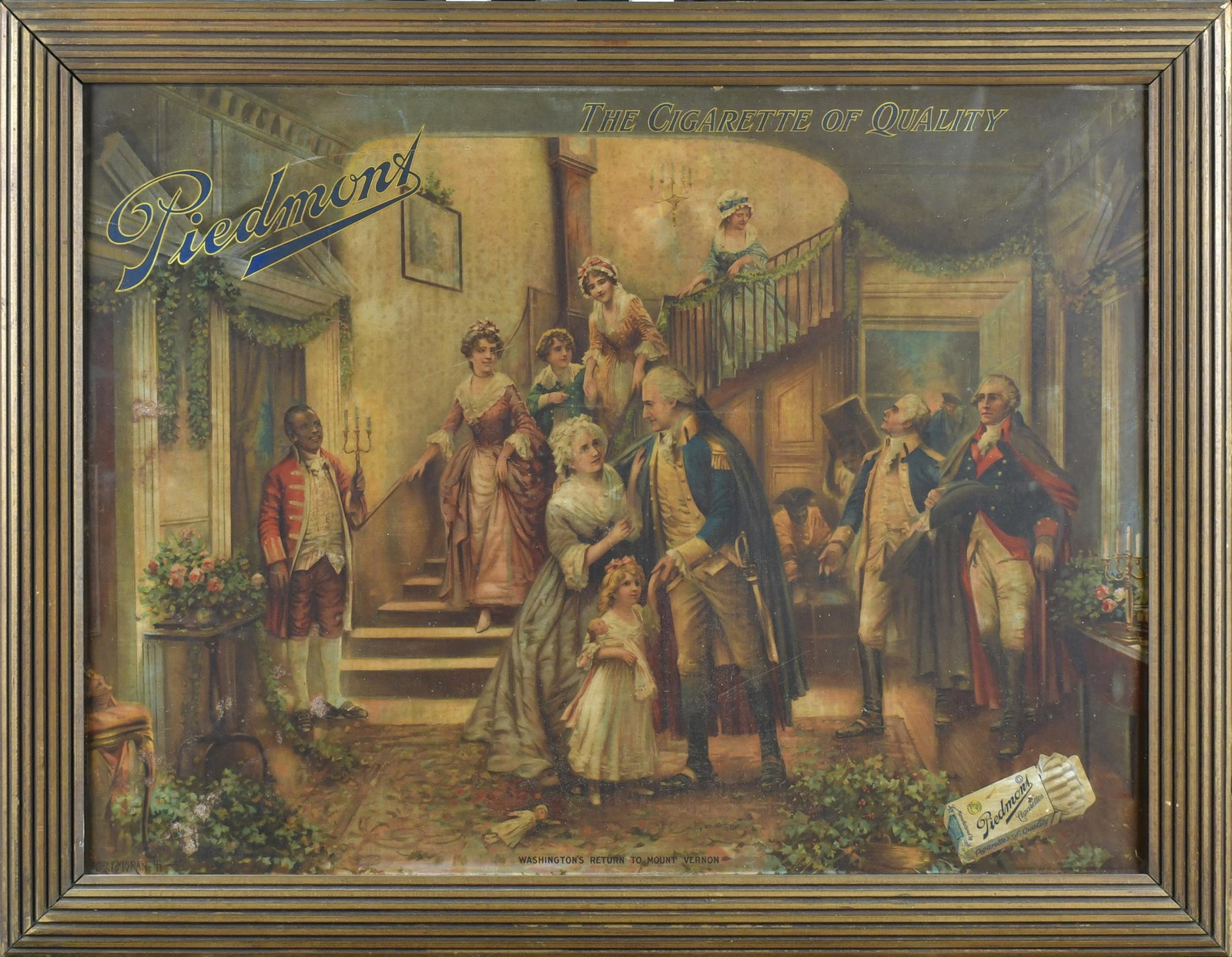 ANTIQUE PIEDMONT ADVERTISING ON TIN. (1 of 9)