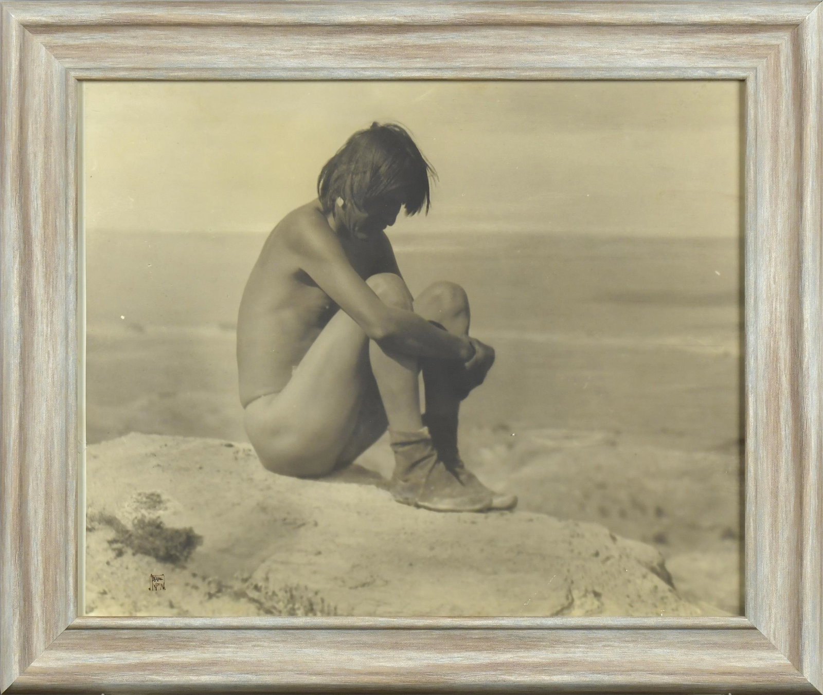 CARL MOON SILVER GELATIN PRINT, LAST OF HIS TRIBE. (1 of 6)