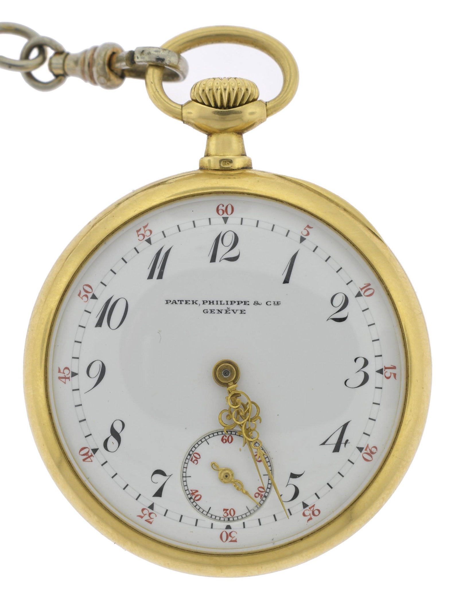 UPDATED - FINE PATEK PHILIPPE 18K GOLD POCKET WATCH. (1 of 8)