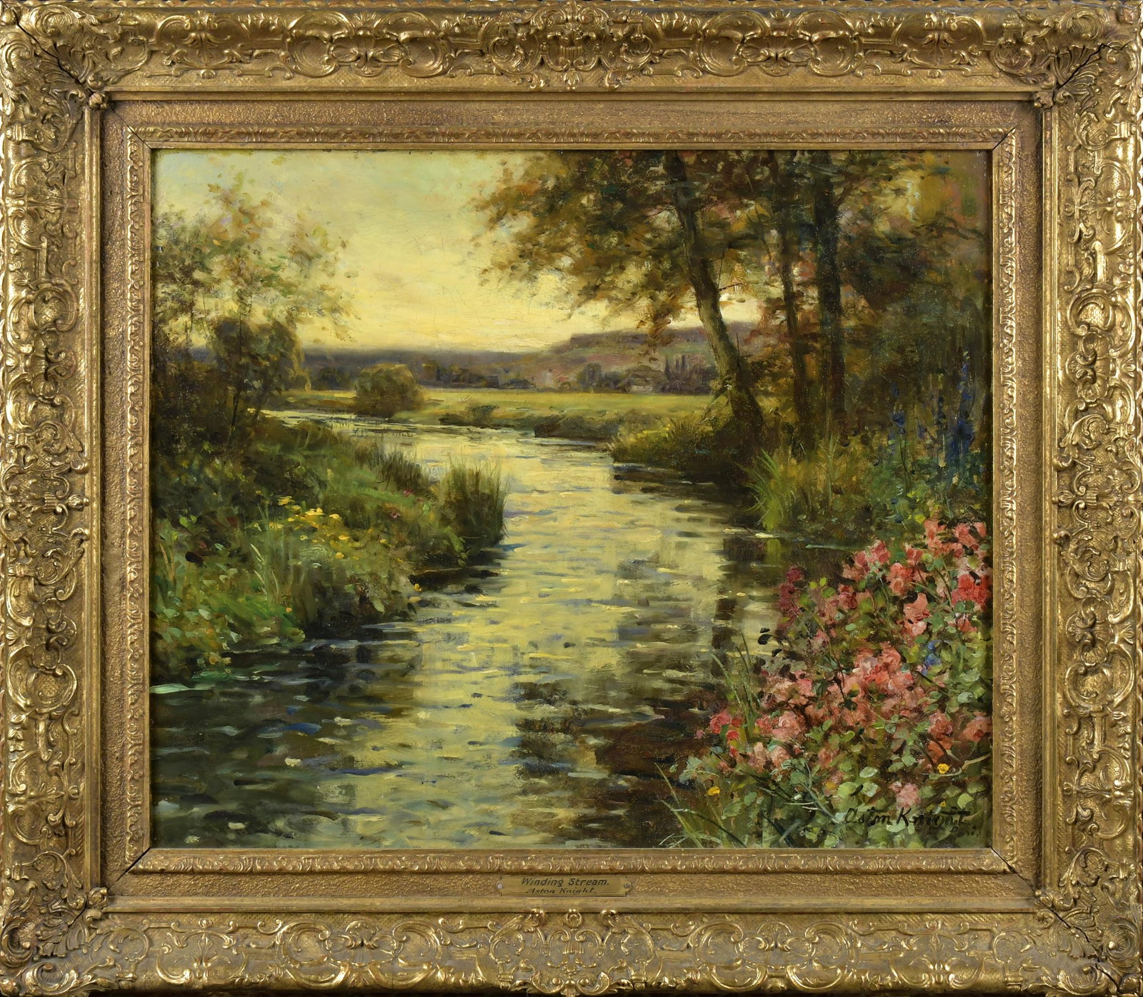 LOUIS ASTON KNIGHT, OIL, WINDING STREAM. (1 of 9)