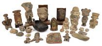 COLLECTION OF MESO-AMERICAN ARTIFACTS.