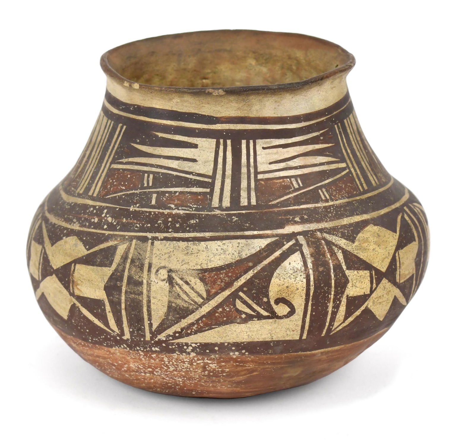 EARLY NATIVE AMERICAN ACOMA OLLA. (1 of 5)