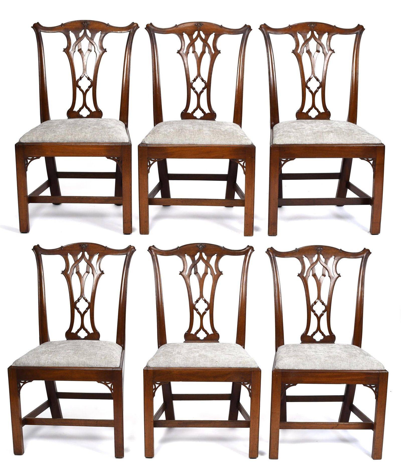 18TH C. PHILADELPHIA CHIPPENDALE SIDE CHAIRS. (1 of 11)