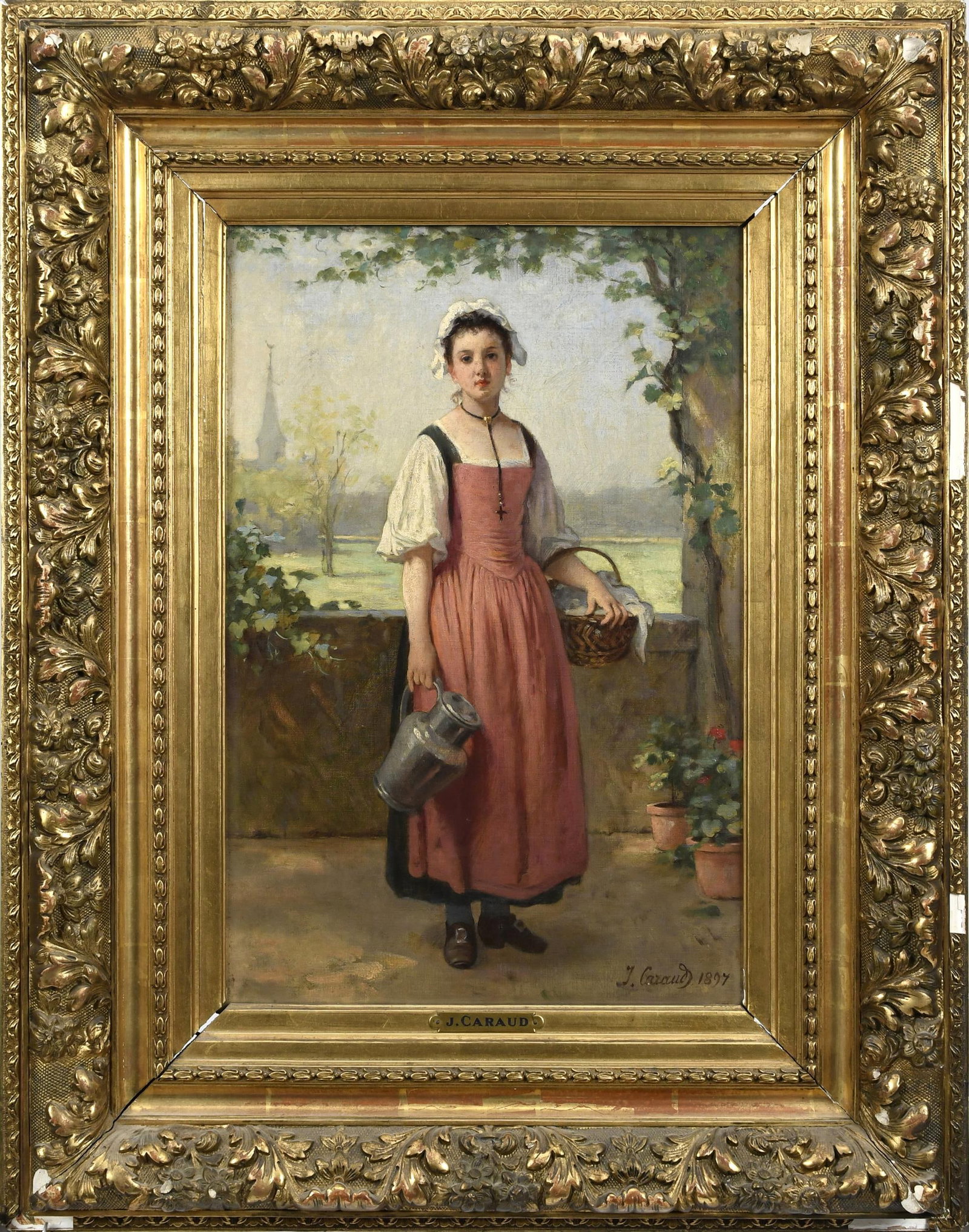 JOSEPH CARAUD O/C, MILK MAID. (1 of 7)
