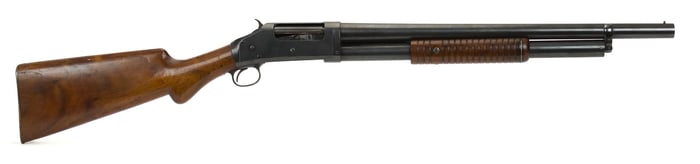 WINCHESTER MODEL 1897 12 GAUGE RIOT GUN.