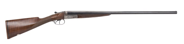 FINE CUSTOM BELGIUM 16 GAUGE SXS ENGRAVED SHOTGUN.