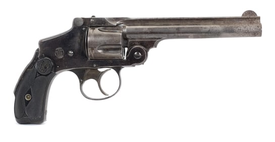 S&W 38 SAFETY DOUBLE ACTION LEMON SQUEEZER REVOLVER.