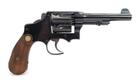 SMITH & WESSON REGULATION POLICE DA REVOLVER.
