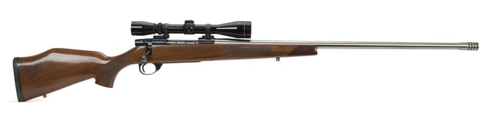 WEATHERBY VANGUARD, 338 REM ULTRA MAG W/SCOPE.