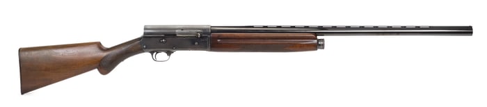 BROWNING AUTO 5, 12 GAUGE SEMI AUTO SHOTGUN.