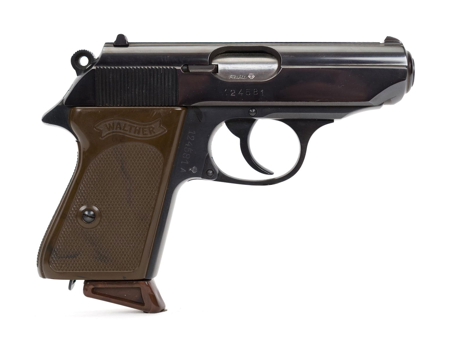 WALTHER PPKSEMI-AUTO 380 WEST GERMAN MADE: T-654, WALTHER PPK semi-auto .380 caliber West German made. James Bond 007. NICS Background check required unless FFL or C&R exempt, out of state buyers must ship to an FFL in your state.