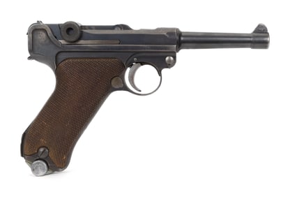 1921 DMV LUGER P-08 POLICE PISTOL.