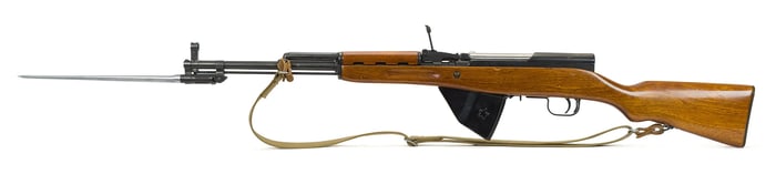COLD WAR ERA CHINESE SKS W/FOLDING BAYONET.
