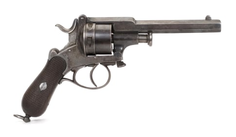 ANTIQUE ALBERT SPIRLET A.B.C.D. REVOLVER 1880.
