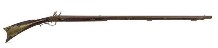 19TH C KENTUCKY FLINTLOCK.