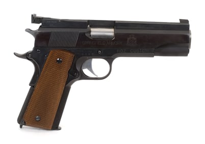 SPRINGFIELD ARMORY 1911 BOZ CUSTOM, 45 ACP PISTOL.
