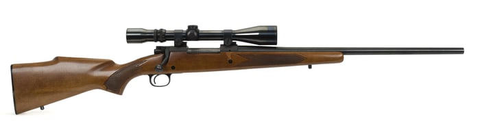WINCHESTER MODEL 670A W/ VINTAGE SCOPE.
