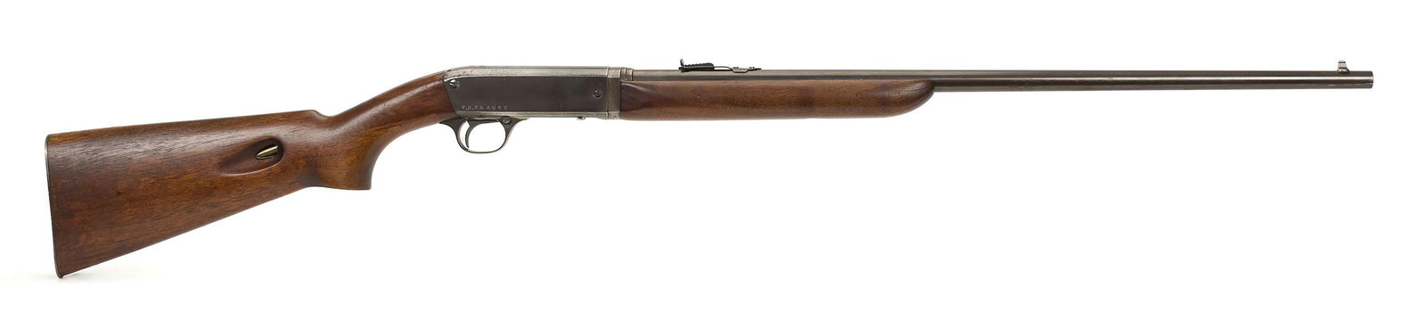 REMINGTON MODEL 241 SEMI-AUTO 22 CAL.: T-636, Remington model 241 semi-auto 22LR only, take down rear tube fed, barrel 24”L. Serial#18265. NICS Background check required unless FFL or C&R exempt, out of state buyers must ship to an F