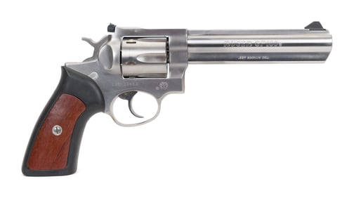 RUGER MODEL GP-100, 357 MAG W/HOLSTER.