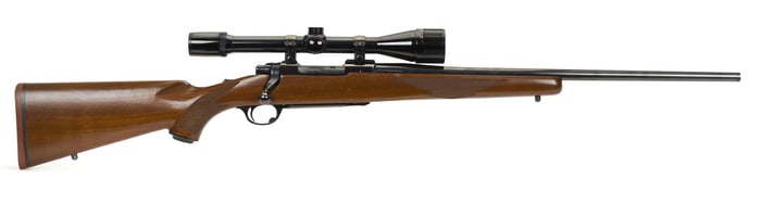 RUGER M77 22-250 CAL VARMINT RIFLE W/SCOPE.