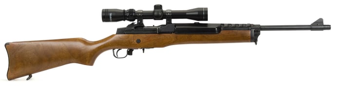 RUGER MINI 30, 7.62 X 39 CARBINE W/SCOPE.