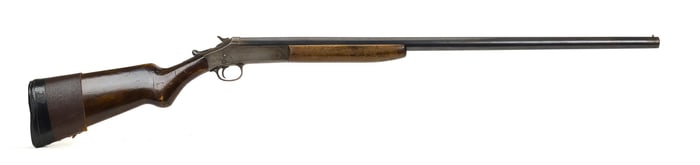 SWARTZ 12 GAUGE SINGLE SHOT SHOTGUN.