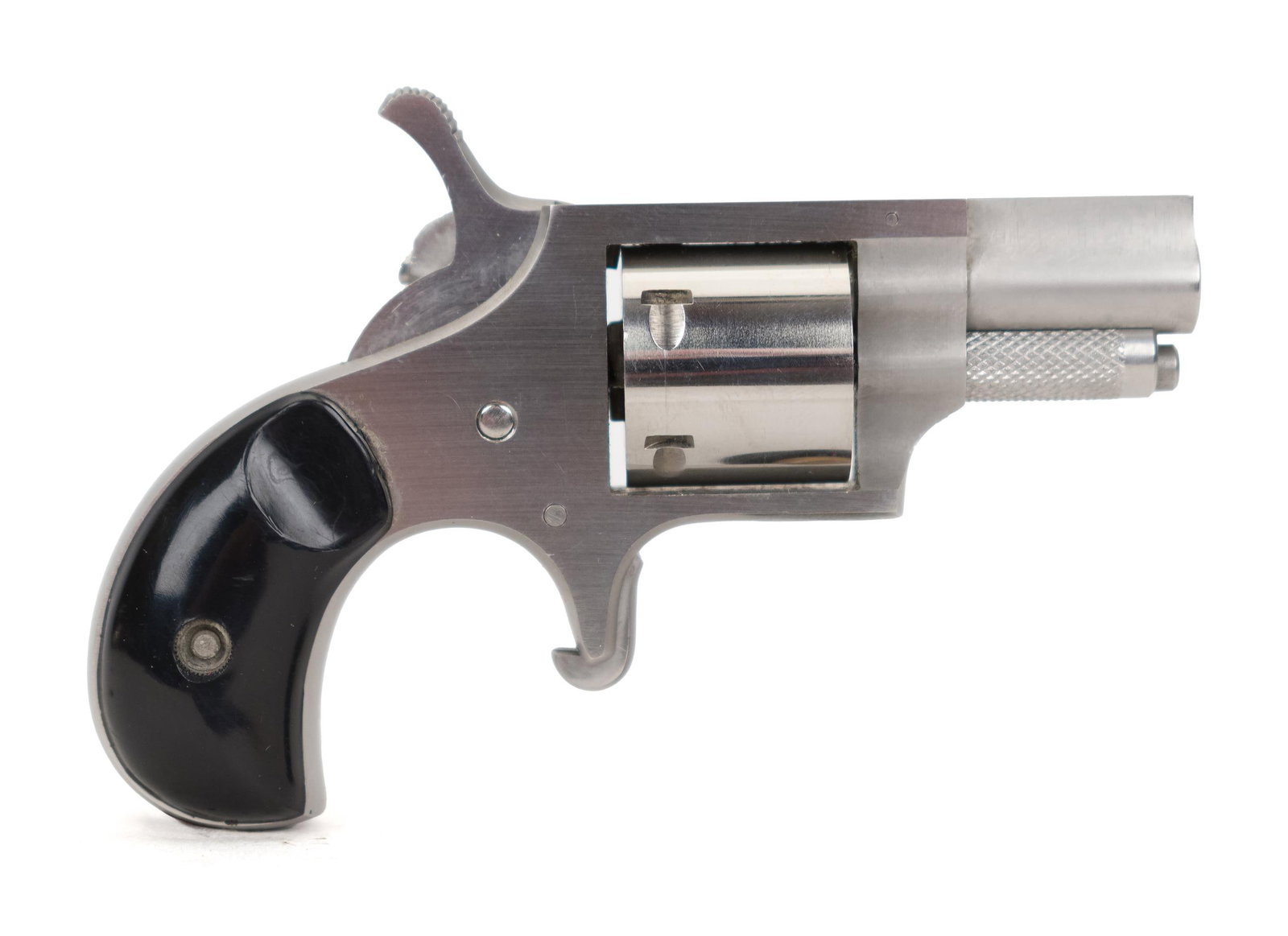 ROCKY MOUNTAIN ARMS A22S REVOLVER 22 SHORT.: T-708, Rocky Mountain Arm's Model A22s single action revolver, .22 short, 1.5” barrel with box. Serial #3135. NICS Background check required unless FFL or C&R exempt, out of state buyers must sh